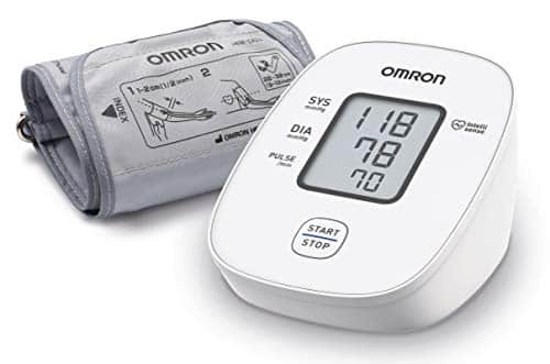 OMRON X2 Basic – Moniteur de tension artérielle automatique, validé cliniquement, avec détection des pulsation cardiaques irrégulières et guide d'enroulement du brassard | Tensiometre Bras