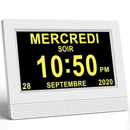 Horloge Calendrier Personne Agee 